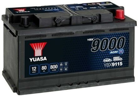 Alfa Romeo Yuasa Accu YBX9115 80 Ah YBX9115