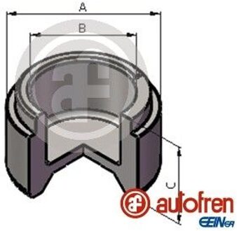 Alfa Romeo Zuiger, remklauw D025519