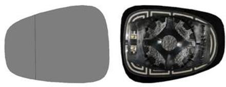 Alfa SPIEGELGLAS LINKS Giulietta 10- Verwarmd/Blauw