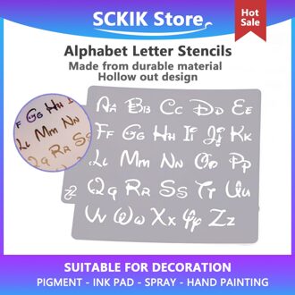 Alfabet Brief Stencils Template Schilderen Scrapbooking Embossing Stempelen Album Card Diy Wxtb