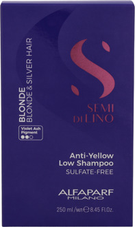 Alfaparf Semi Di Lino Anti-Yellow Low Shampoo250 ml. - One Size