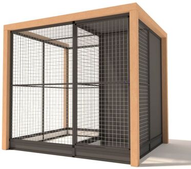 Alfred - Kattenren - Aluminium - Antraciet - 224x190x202 cm