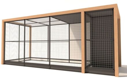 Alfred - Kattenren - Aluminium - Antraciet - 475x190x202 cm