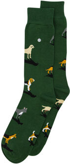 Alfredo Gonzales Sokken Dog Socks Groen Maat:L (46-48)