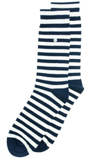 Alfredo Gonzales Sokken Harbour Stripes Blauw Maat:S