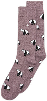 Alfredo Gonzales Sokken Panda Socks Rood Maat:S