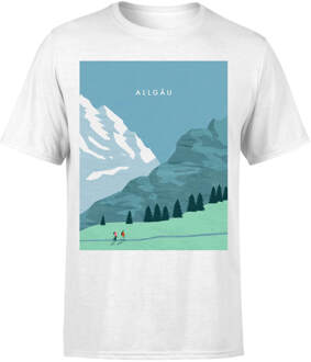 Algau Men's T-Shirt - White - 5XL Wit