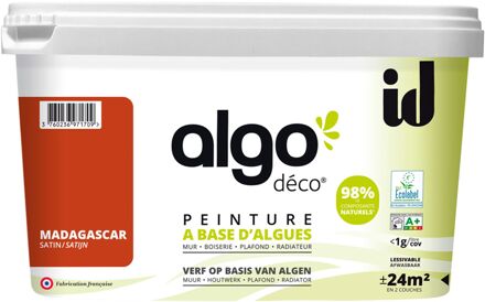 Algo Muurverf - Satijn - Madagascar - 2l