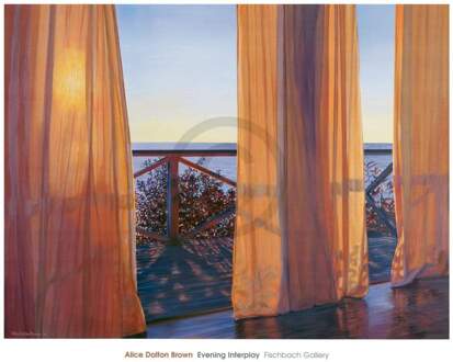 Alice Dalton Brown - Evening Interplay, 2000 Kunstdruk 112x89cm