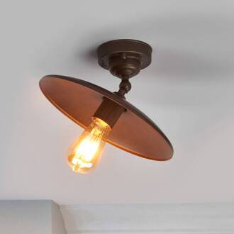 Alice plafondlamp in antiek messing