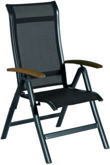 Alice Standenstoel - Zwart/Teak