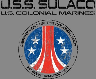 Alien Colonial Marines Unisex T-Shirt - Grey - M Grijs