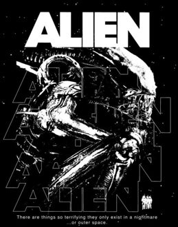 Alien Nightmare Poster Unisex T-Shirt - Black - 5XL Zwart