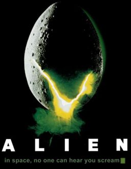 Alien Poster Unisex T-Shirt - Black - 5XL Zwart