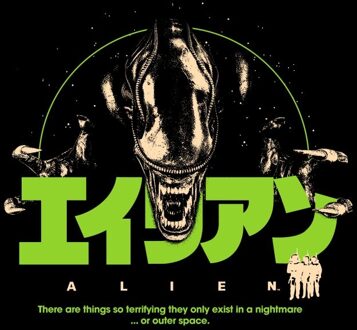 Alien Space Nightmare Unisex T-Shirt - Black - 5XL Zwart