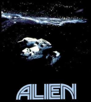 Alien Spacetravel Still Women's Cropped Hoodie - Black - XS - Zwart