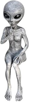 Alien Standbeeld Tuin Thuis Indoor Outdoor Decor Outer Space Alien Standbeeld Marsmannetjes Tuin Beeldje Set Decoracions Jardin Exterieur