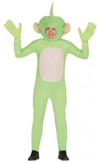 Alien verkleedkostuum groen voor volwassenen - Dierenpak - Outfit - carnaval - L
