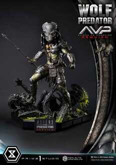 Alien vs. Predator Real Elite Masterline Series Statue 1/3 Requiem Wolf Predator Deluxe Ver. 95 cm