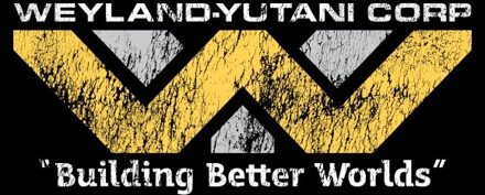 Alien Weyland Yutani Unisex T-Shirt - Black - S Zwart