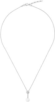 'Aliena' Dames 925 Sterling Zilveren Ketting met Hanger - Zilver zh-7373