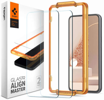 AlignMaster Full Screenprotector 2 Pack voor de Samsung Galaxy S23 FE - Transparant