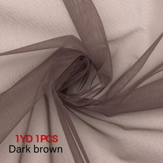 Alileader 1/4 Yard Zwitserse Kant Netto Voor Maken Lace Front Pruik Haar Netto Weven Haarnetje Foundation Toupet Frontale Sluiting Netto gereedschap 1stk-1yd-donker bruin