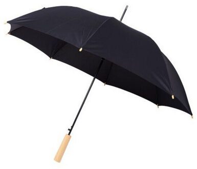 Alina 23 inch auto open gerecycleerde pet paraplu - maat One size Zwart