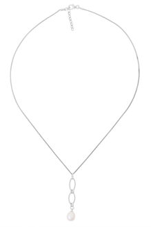 'Alivina' Dames 925 Sterling Zilveren Ketting met Hanger - Zilver ZH-7070