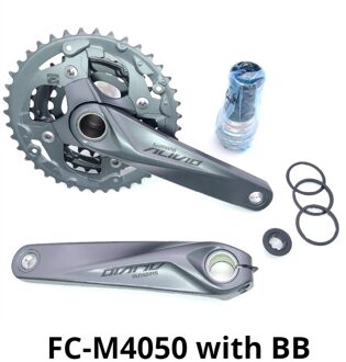 Alivio FC-M4050 T4060 Crank Crankstel m4050 met trapas BB52 voor M4000 HollowTech fiets onderdelen 4050 Crank met bb