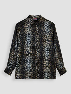 Alix panther blouse - Veelkleurig