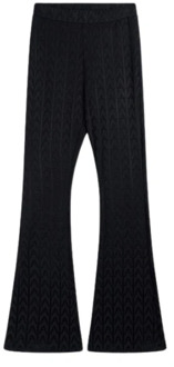 Alix The Label A Jacquard knit pants Alix The Label , Black , Dames - XL