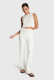 Alix The Label Ajour pants - Wit - M