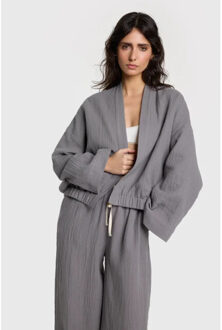 Alix The Label Crinkle blazer - Grijs