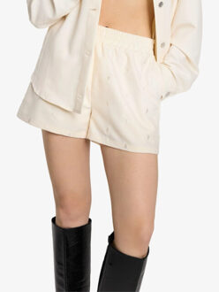Alix The Label Dames short twill bull Ecru - 34
