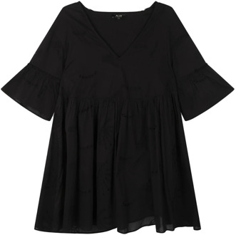 Alix The Label Elegante zwarte jurk met moderne twist Alix The Label , Black , Dames - M,S