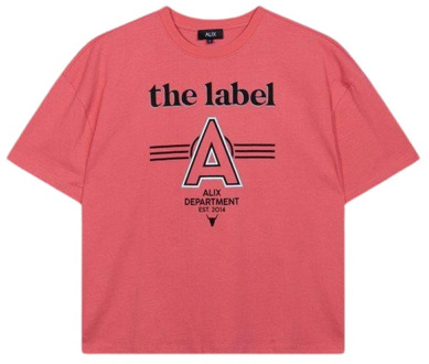 Alix The Label Gebreid A Shirt Alix The Label , Red , Dames - M
