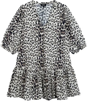 Alix The Label Leopard babydoll dress - Print / Multi