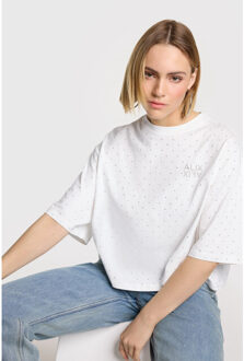 Alix The Label Studded t-shirt - Wit