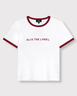 Alix The Label T-shirt 2602884612 - maat S Ecru
