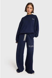 Alix The Label Wide leg scuba pants - Blauw - XS