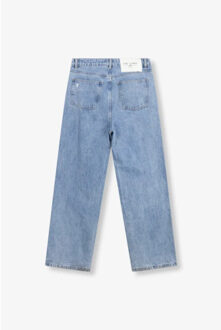 Alix The Label Woven denim pants - Blauw