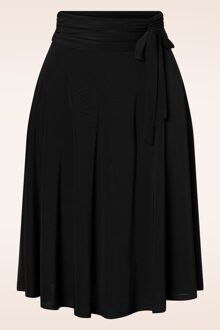 Aliyah swing rok in zwart