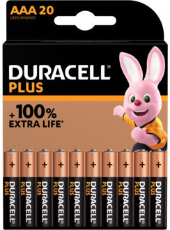 Alkaline Plus AAA-batterijen 20 Stuks
