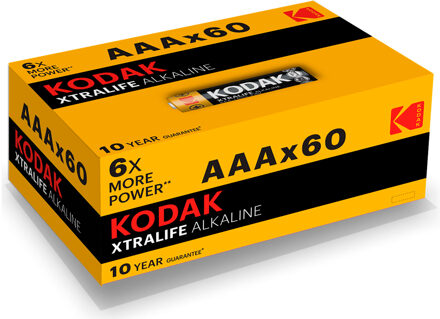 Alkaline Xtralife batterijen - 60 stuks-AAA