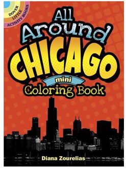 All Around Chicago Mini Coloring Book