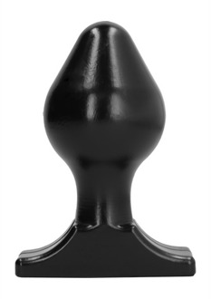 All Black Butt Plug - 6 / 16 cm