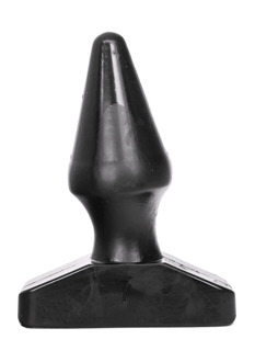All Black Butt Plug - 6 / 16 cm