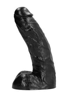 All Black Dildo - 10 / 25 cm