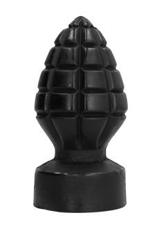 All Black Dildo - 6 / 14 cm